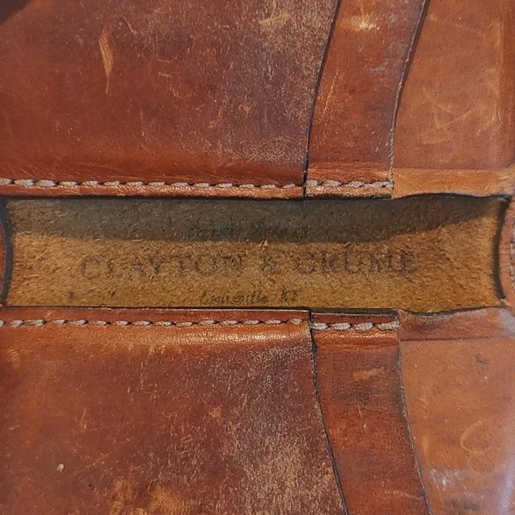 Dark Brown Everyday Bifold Wallet - Clayton and Crume Used Initials On Front* - Picture 7 of 8